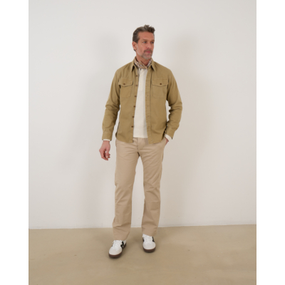RRL casual Overshirt Faded tan