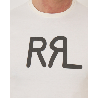 RRL Jersey T-shirt Paper White