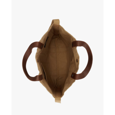 RRL Canvas Leather Bag Camel