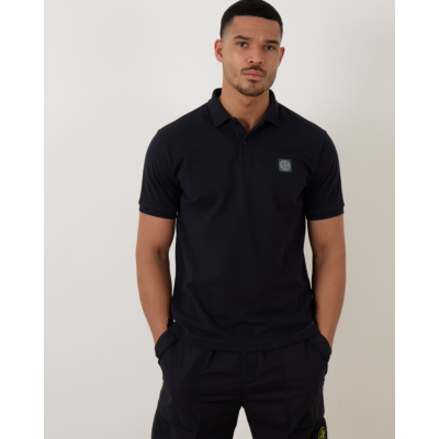Stone Island Slim Fit Polo Navy Blue