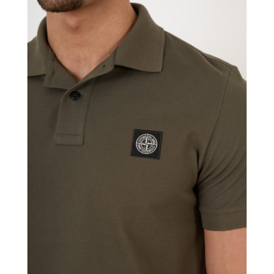 Stone Island Slim Fit Polo V0054 MILITARY G