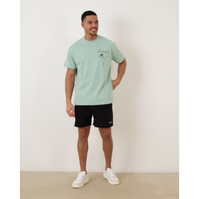 Flâneur Logo Swim Shorts Black