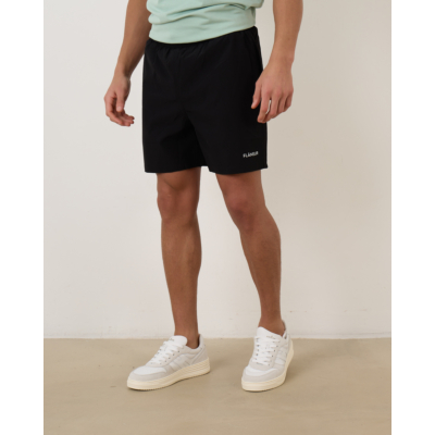 Flâneur Logo Swim Shorts Black
