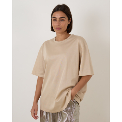 Indress Lotus Oversized T-shirt Beige