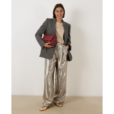 Indress Lotus Oversized T-shirt Beige