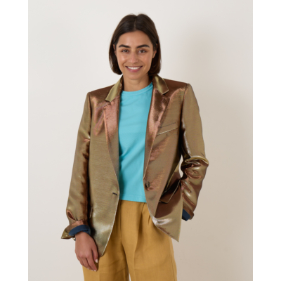 Indress Capucine Blazer Dark Gold