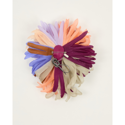 Indress Silk Flower Broch Lavender Stabilo