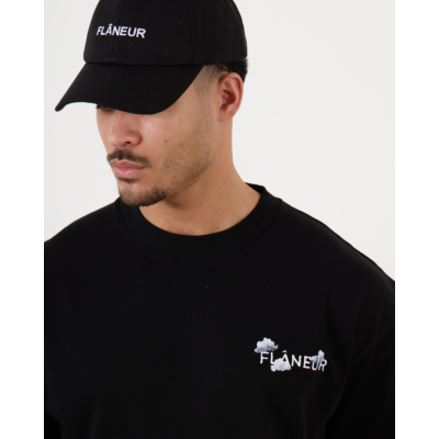 Flâneur petten Black