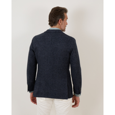 Boglioli casual colbert single breasted 0770 marine