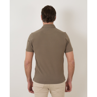 Gran Sasso Piqué Polo Taupe