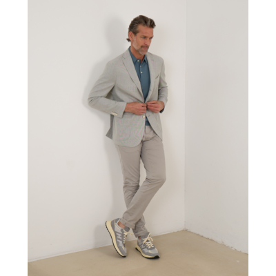 Gran Sasso Fine Knit Polo Green