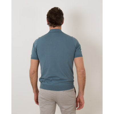 Gran Sasso Fine Knit Polo Green