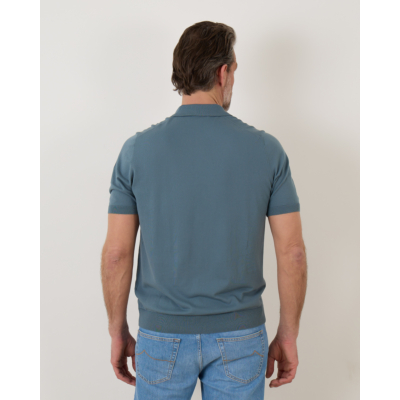 Gran Sasso Fine Knit Polo Green