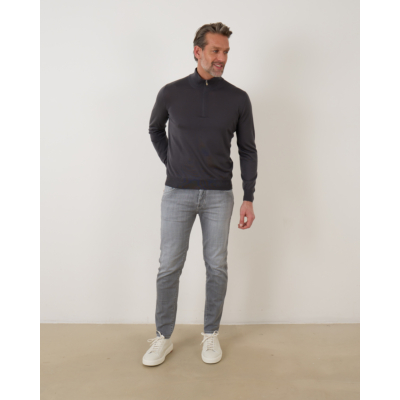 Gran Sasso Halfzip Pullover Antra