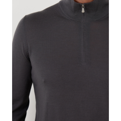Gran Sasso Halfzip Pullover Antra