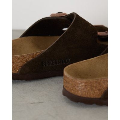 Birkenstock Arizona Leve Sandalen Mocca