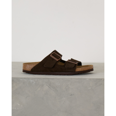 Birkenstock Arizona Leve Sandalen Mocca
