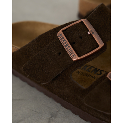 Birkenstock Arizona Leve Sandalen Mocca