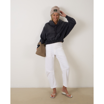 R13 Cropped Popover Sweater