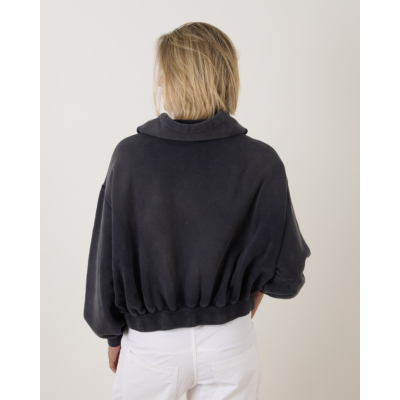 R13 Cropped Popover Sweater
