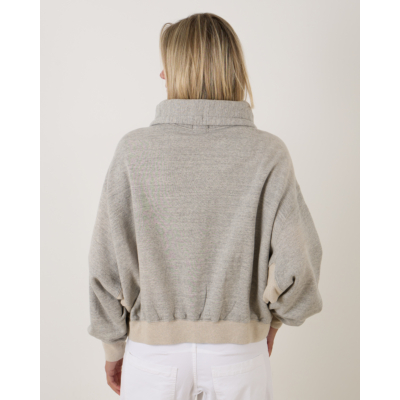 R13 Cropped popover Sweater