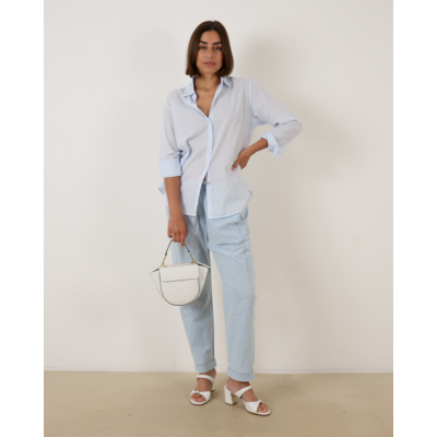 Xírena Pantalon Draper Jeans Blauw