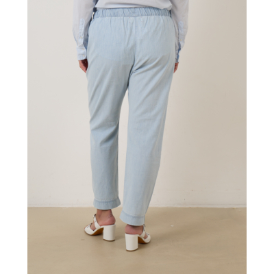 Xírena Pantalon Draper Jeans Blauw