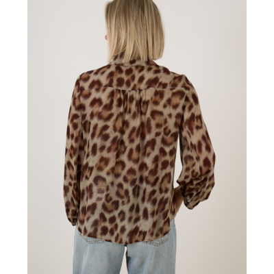 Luisa Cerano Shirt Blouse Animal Print