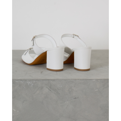 Maryam Nassir Zadeh Una Sandals White