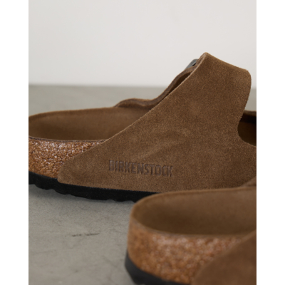 Birkenstock Men Arizona Soft Foedbed Sandalen Dark Tea Tonal