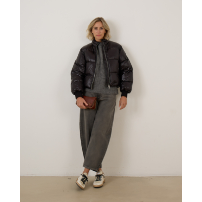 Ganni Gewatteerd Cropped Jack Zwart