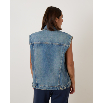 Anine Bing Rory Vest Denim