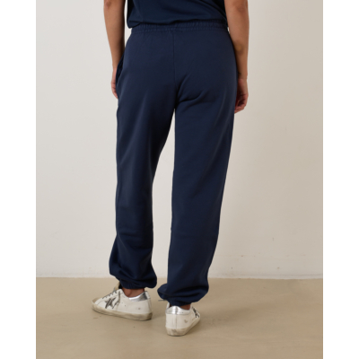 Anine Bing Karter Jogger Framed Monogram Dark Blue