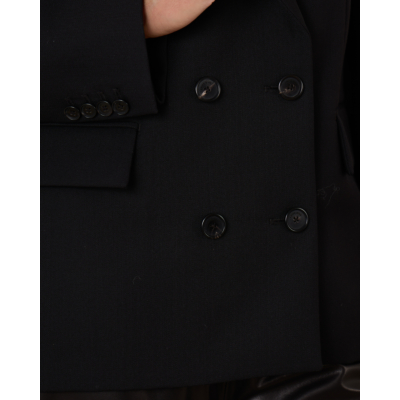 Anine Bing Evalyn Blazer Black