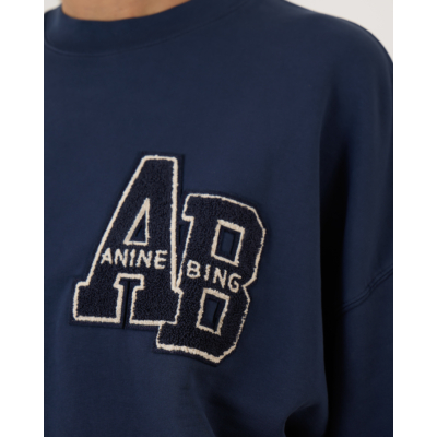 Anine Bing Miles Oversized Sweatshirt Letterman