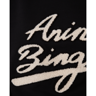 Anine Bing Miles sweater chenille signature zwart