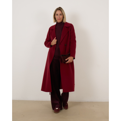 Luisa Cerano Lange Jas Berry Red