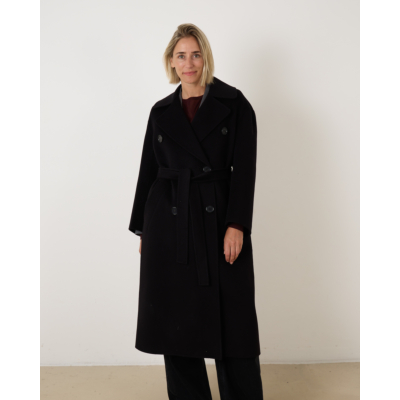 'S Max Mara  Dalila Mantel Black