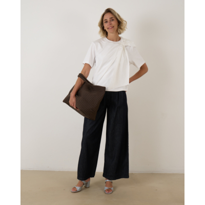 'S Max Mara  pantalon relaxed fit dames 001 blue pulito