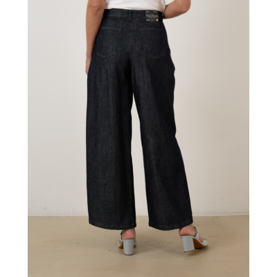 'S Max Mara  pantalon relaxed fit dames 001 blue pulito