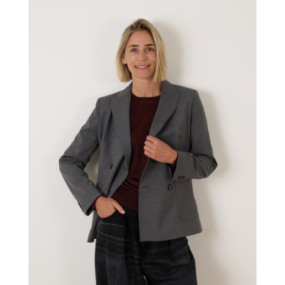 Weekend Max Mara  Ornati Blazer Medium Grey