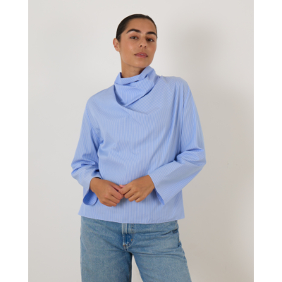 Natan Dalva Blouse Blue Stripe