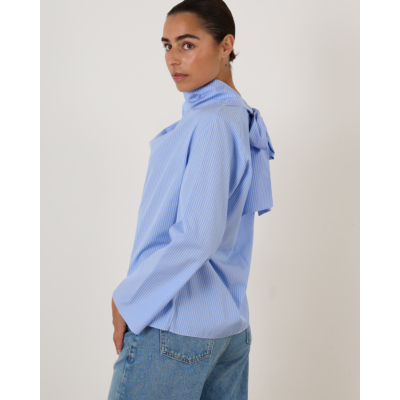 Natan Dalva Blouse Blue Stripe