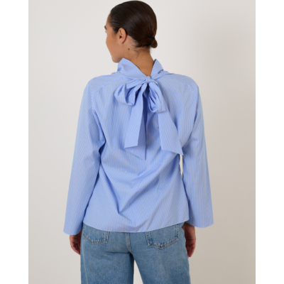 Natan Dalva Blouse Blue Stripe