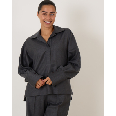 Natan Dalton Blouse Antraciet