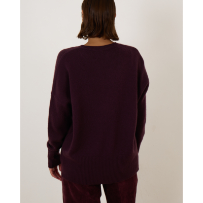Lisa Yang Mila Pullover Mahogany