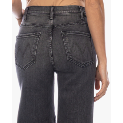 Mother The Hustler Roller Wide Leg Jeans Grijs