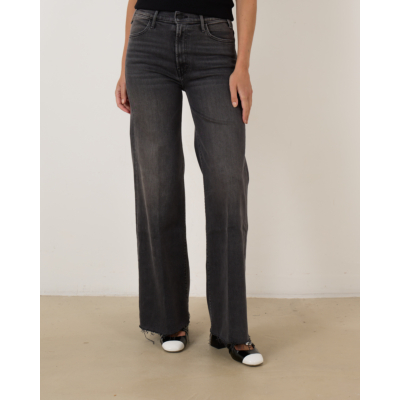 Mother The Hustler Roller Wide Leg Jeans Grijs