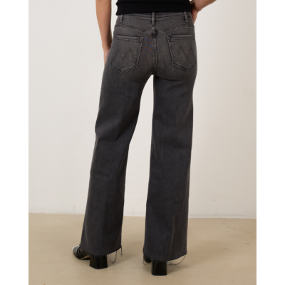 Mother The Hustler Roller Wide Leg Jeans Grijs