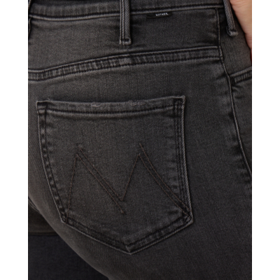 Mother The Hustler Roller Wide Leg Jeans Grijs